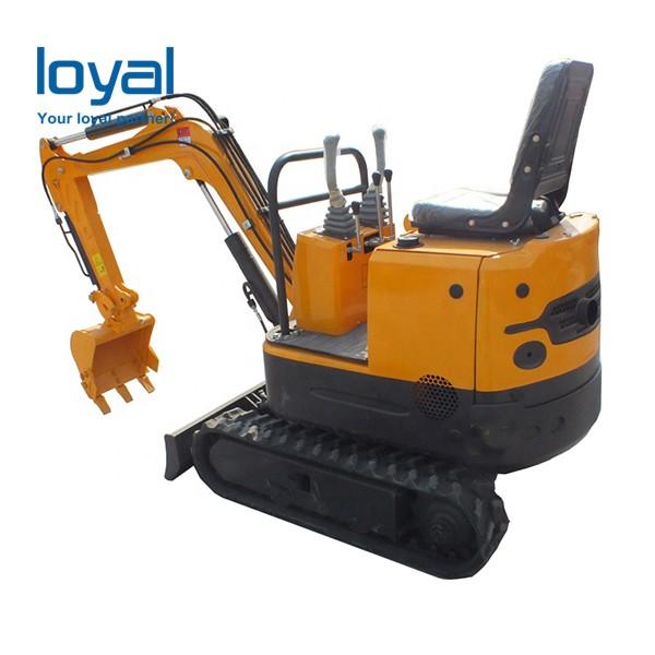 China Excavator Mini Manufacturer Hydraulic Crawler Maximum Digging Radius 2400mm 0.8 Ton Small Machine with a Roof