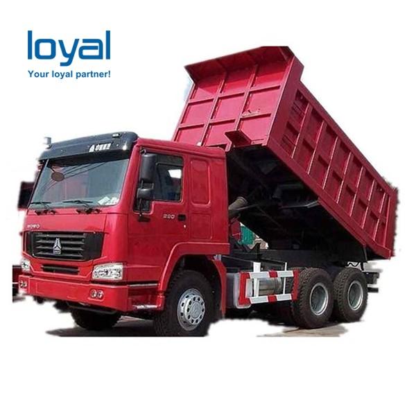 Second Hand Good Condition HOWO Tipper Dump Truck Tipping 10 Wheels Tires Used Dumper Dumping Truck with Low Price for Africa Market